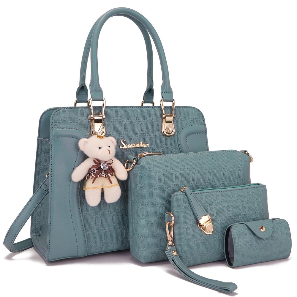 3063 Fashion Handbags Tote Bags Shoulder Bag Top Handle Satchel Purse Set